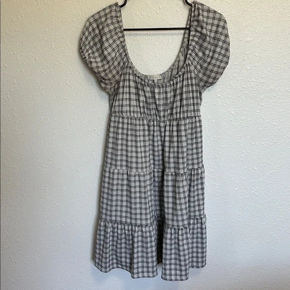 Ultra Flirt Plaid Babydoll Emma Dress Size Medium Jnr - Picture 3 of 8